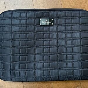 kate spade Black Quilted Laptop Sleeve